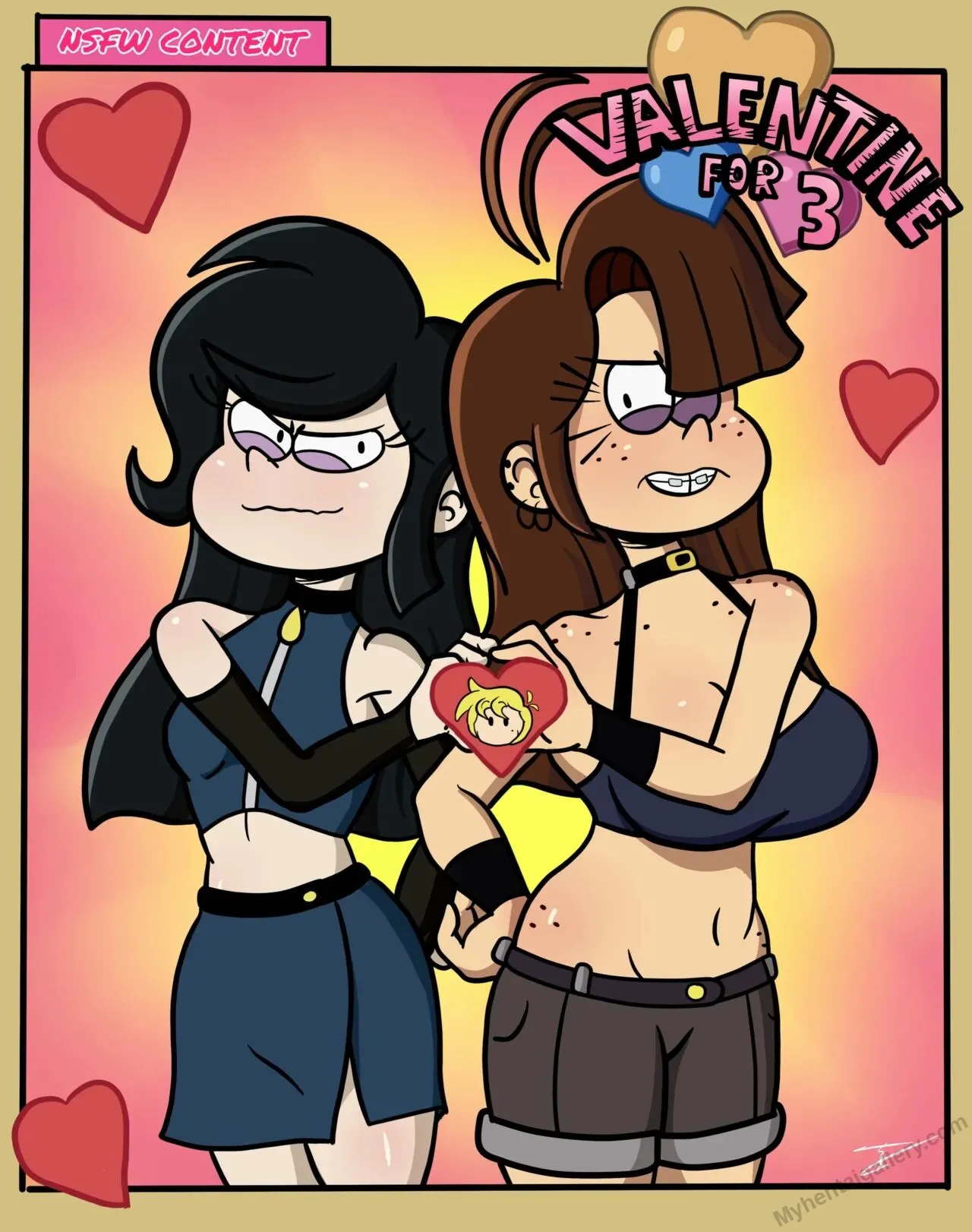 Valentine For 3 porno comics