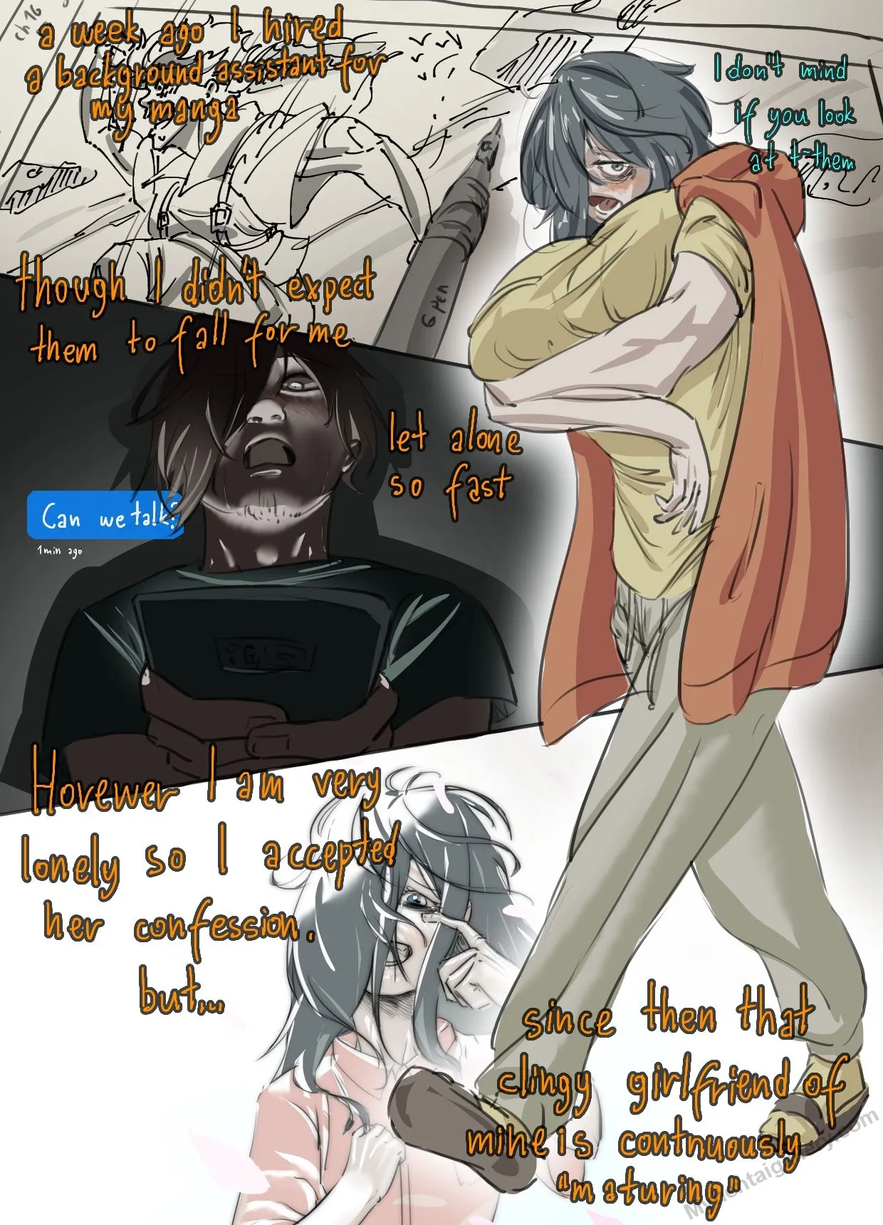 My Clingy Girlfriend porno comics