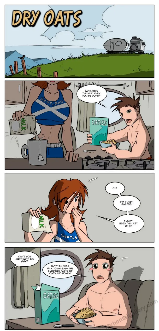 Dry Oats porno comics Cover