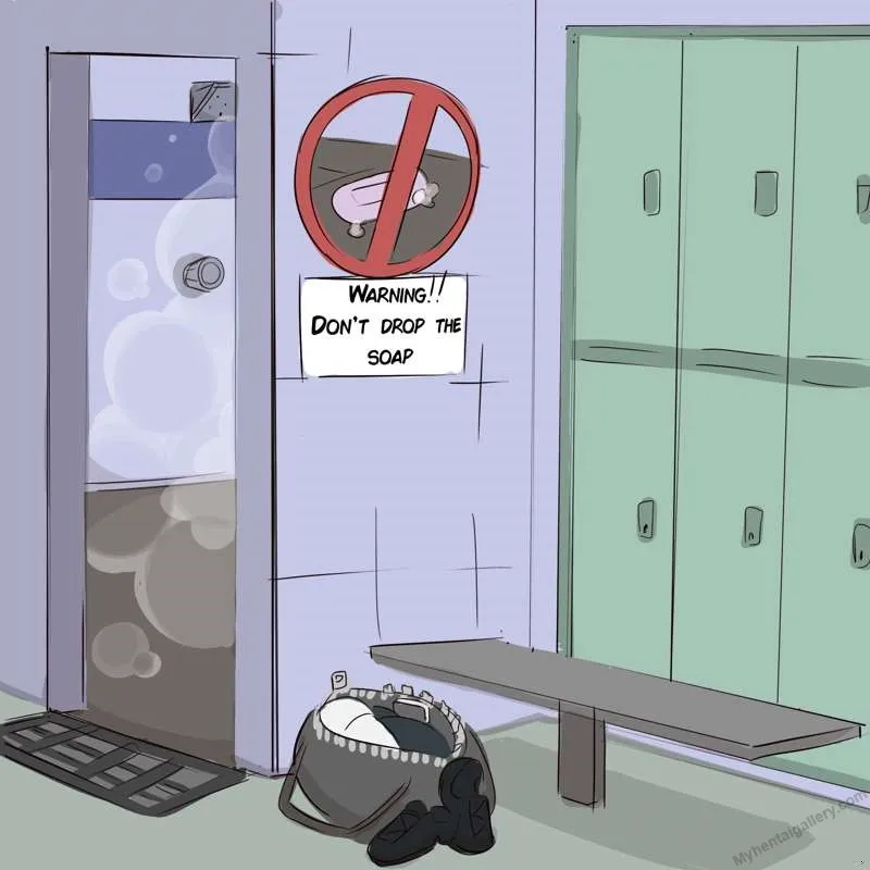 Sam's No-Homo Shower porno comics