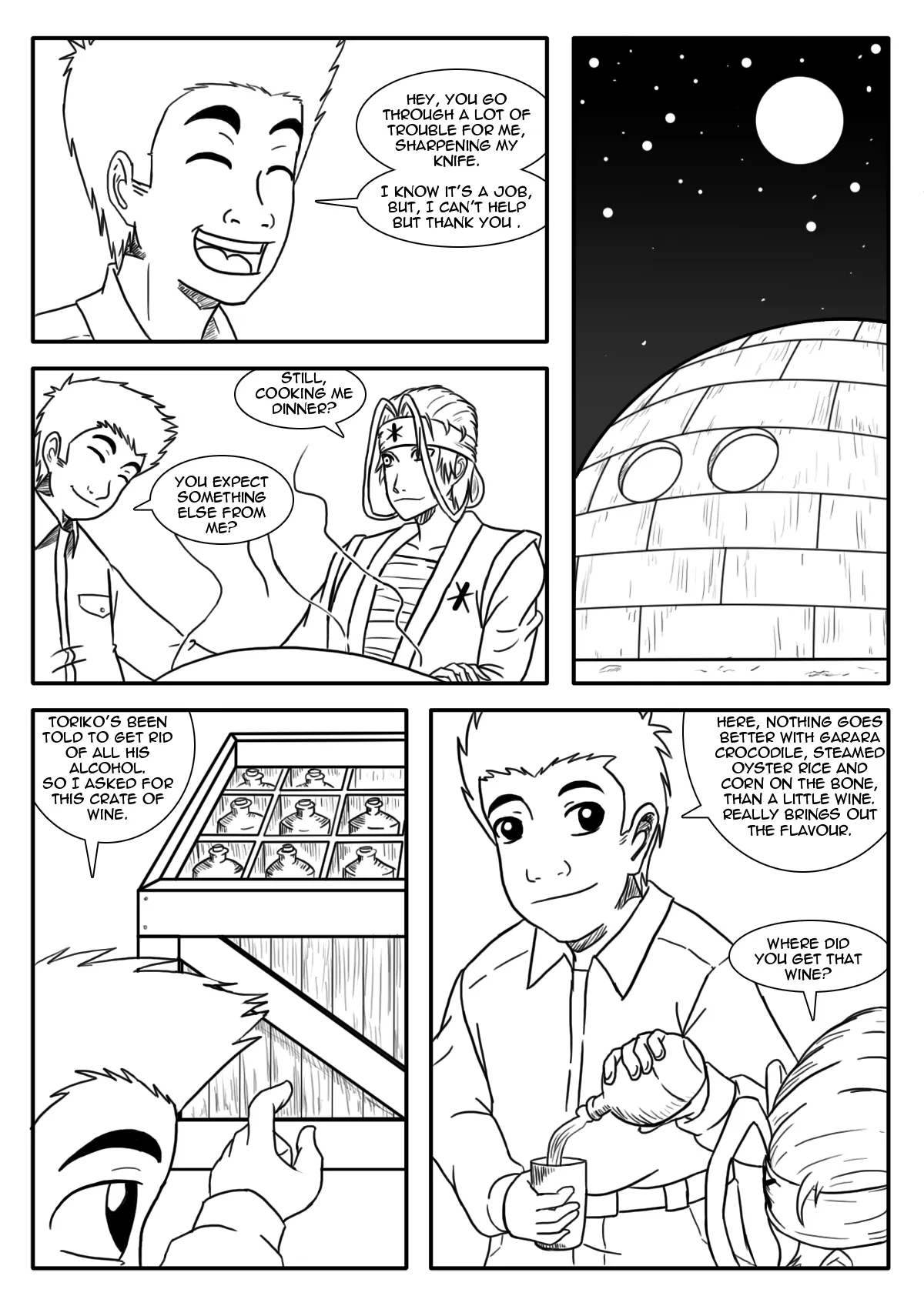 A Night With Melk The Second porno comics Cover