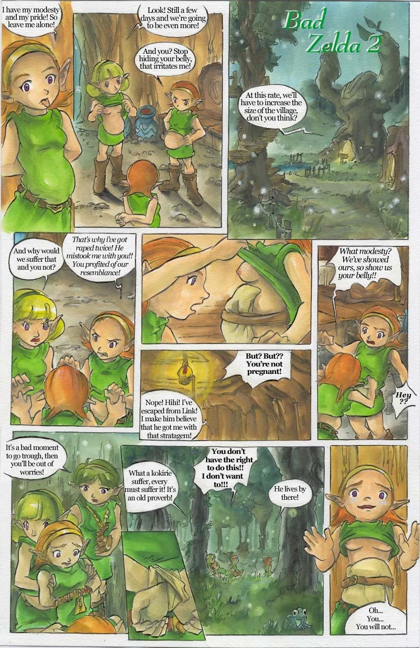 Bad Zelda 2 porno comics