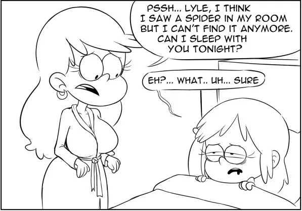 Leni Loud x Lyle Loud porno comics Cover