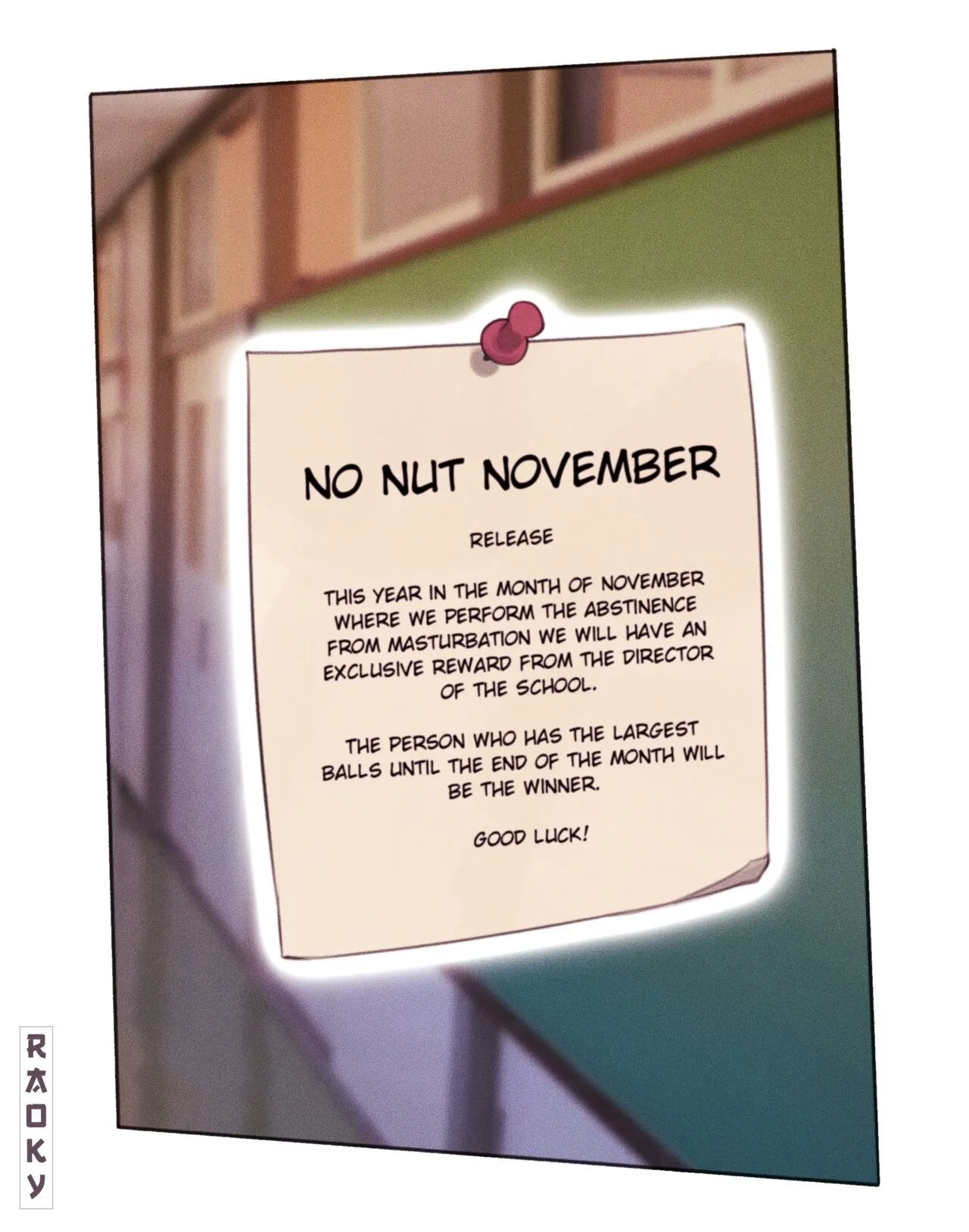 Ryoko's No Nut November 2022 - School Reward porno comics