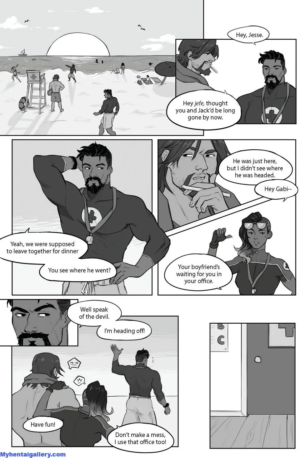 Messing Up The Office porno comics
