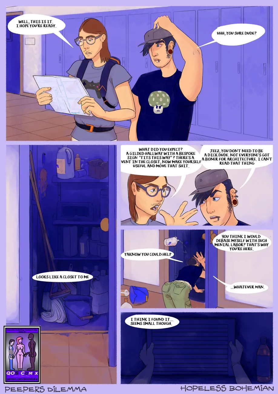 Peeper's Dilemma porno comics