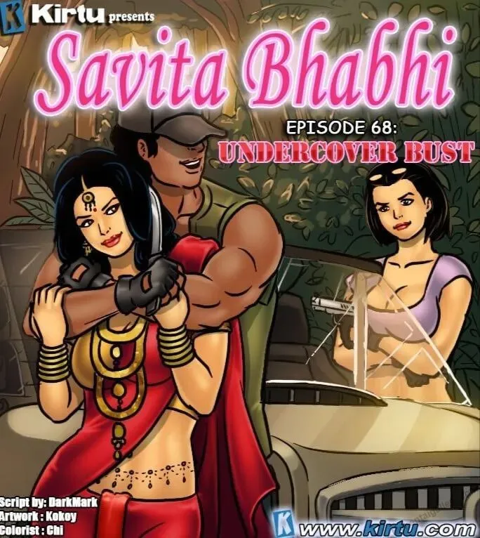 Savita Bhabhi 68 - Undercover Bust porno comics Cover
