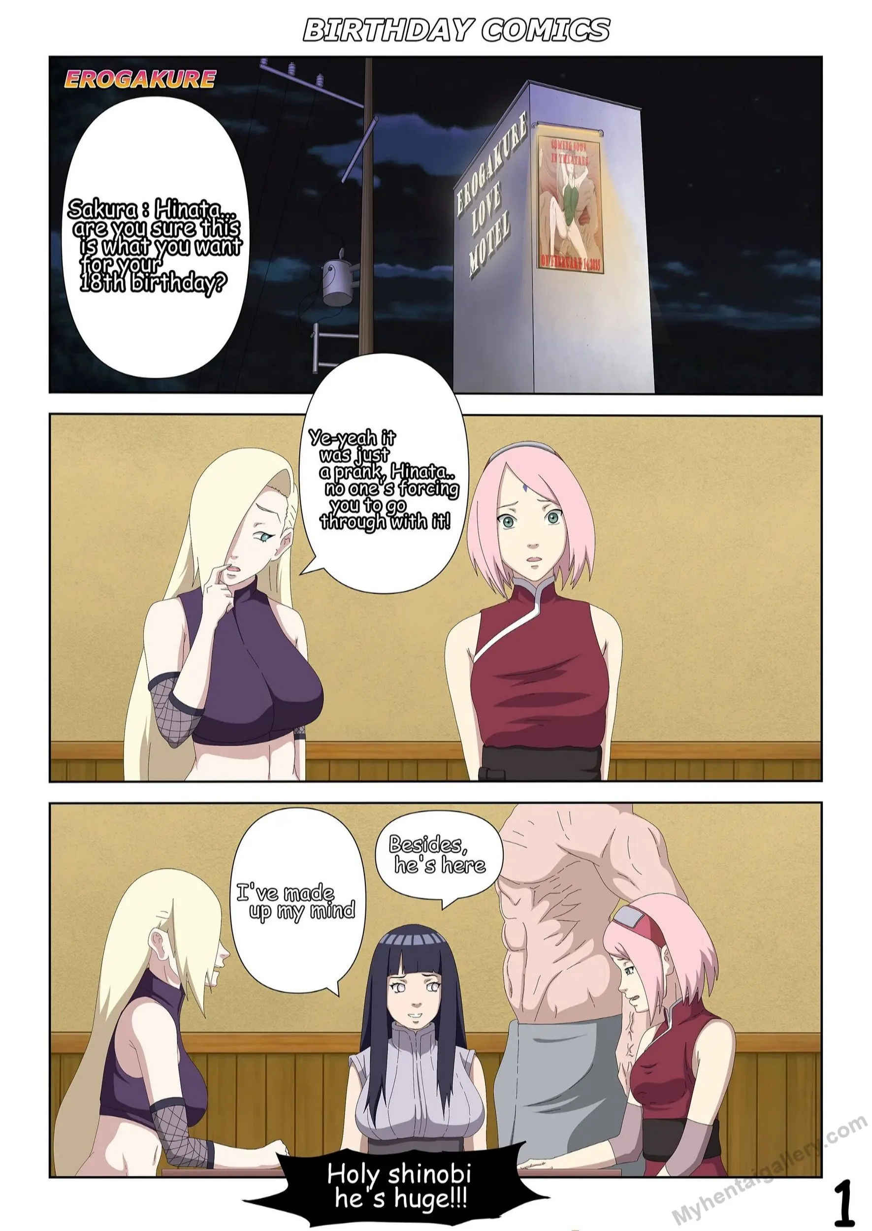 Hinata's Birthday 2024 porno comics Cover