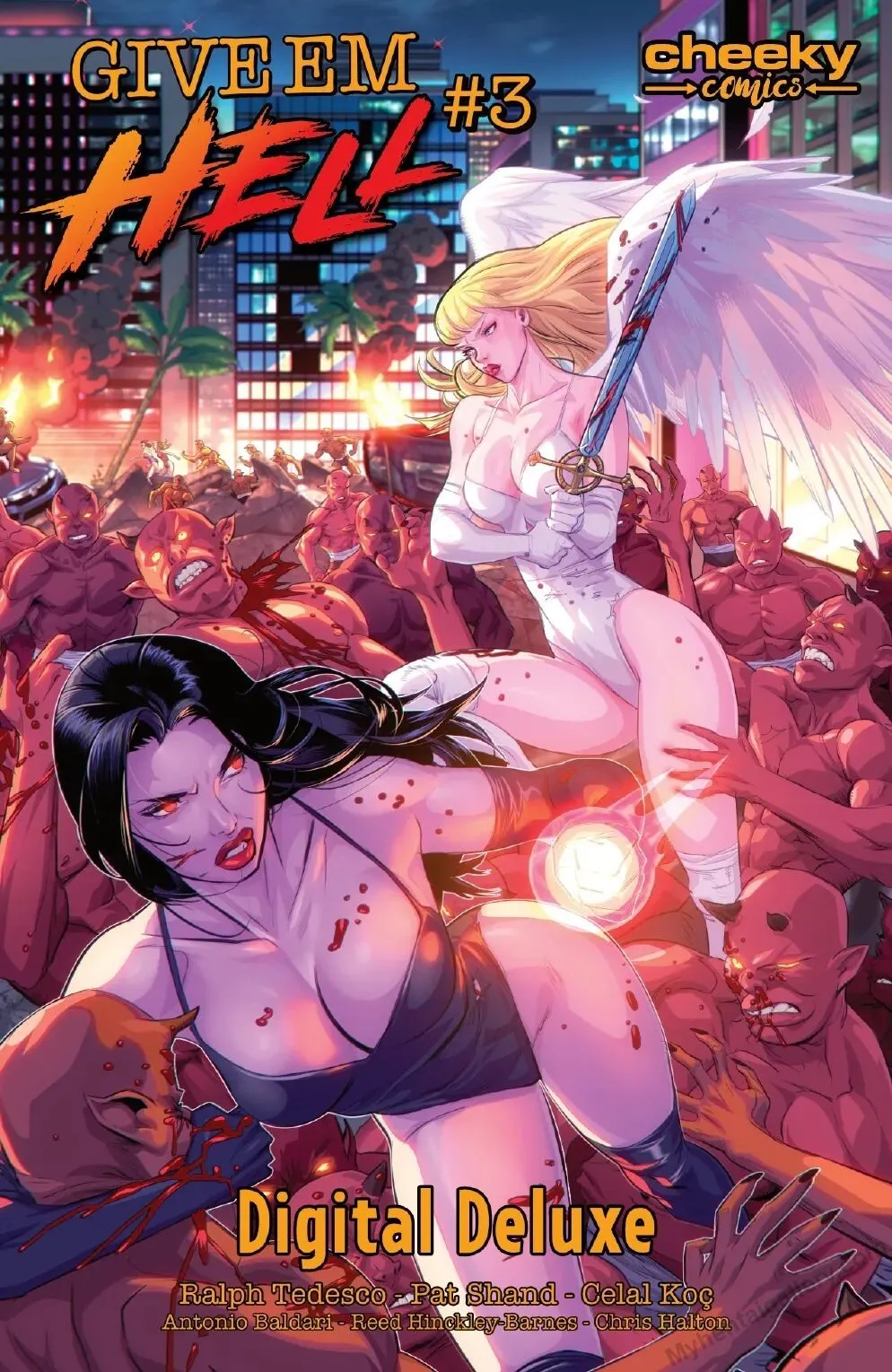 Give 'Em Hell 3 - Fallen Archangel porno comics Cover