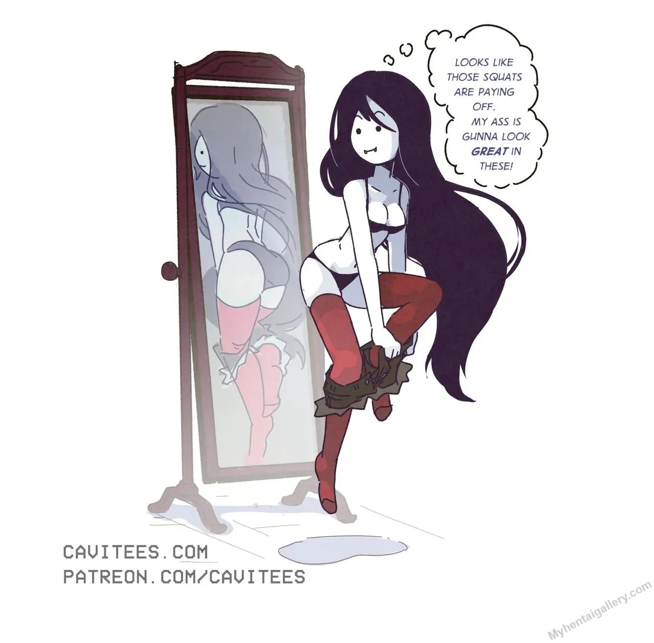 Adventure Time - Marceline's Ass Expansion porno comics