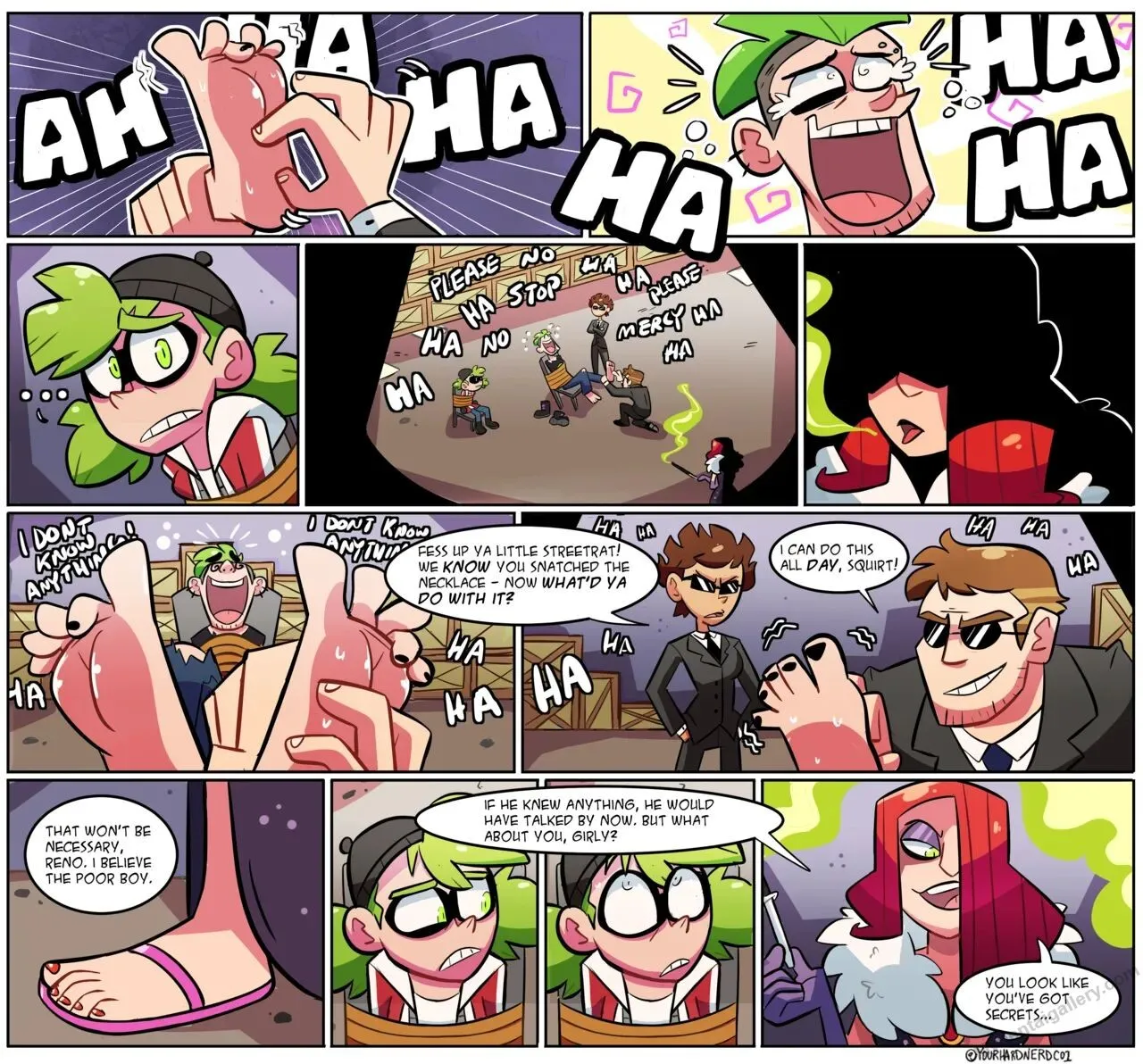 Maxie And Motley's Interrogation porno comics