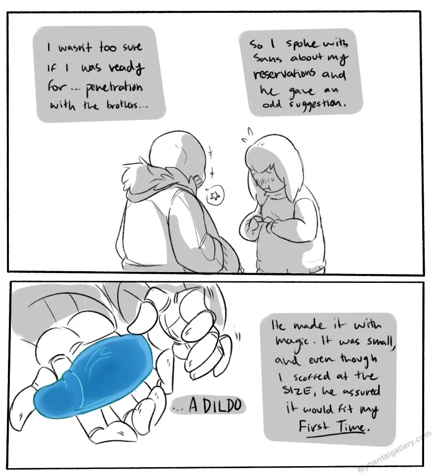 Sans's Dildo porno comics Cover
