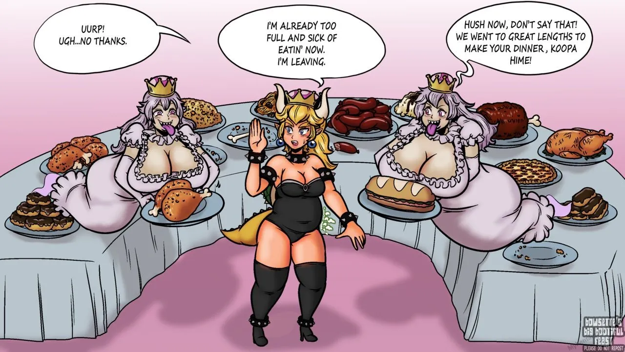 Bowsette's Big Bootiful Feast porno comics