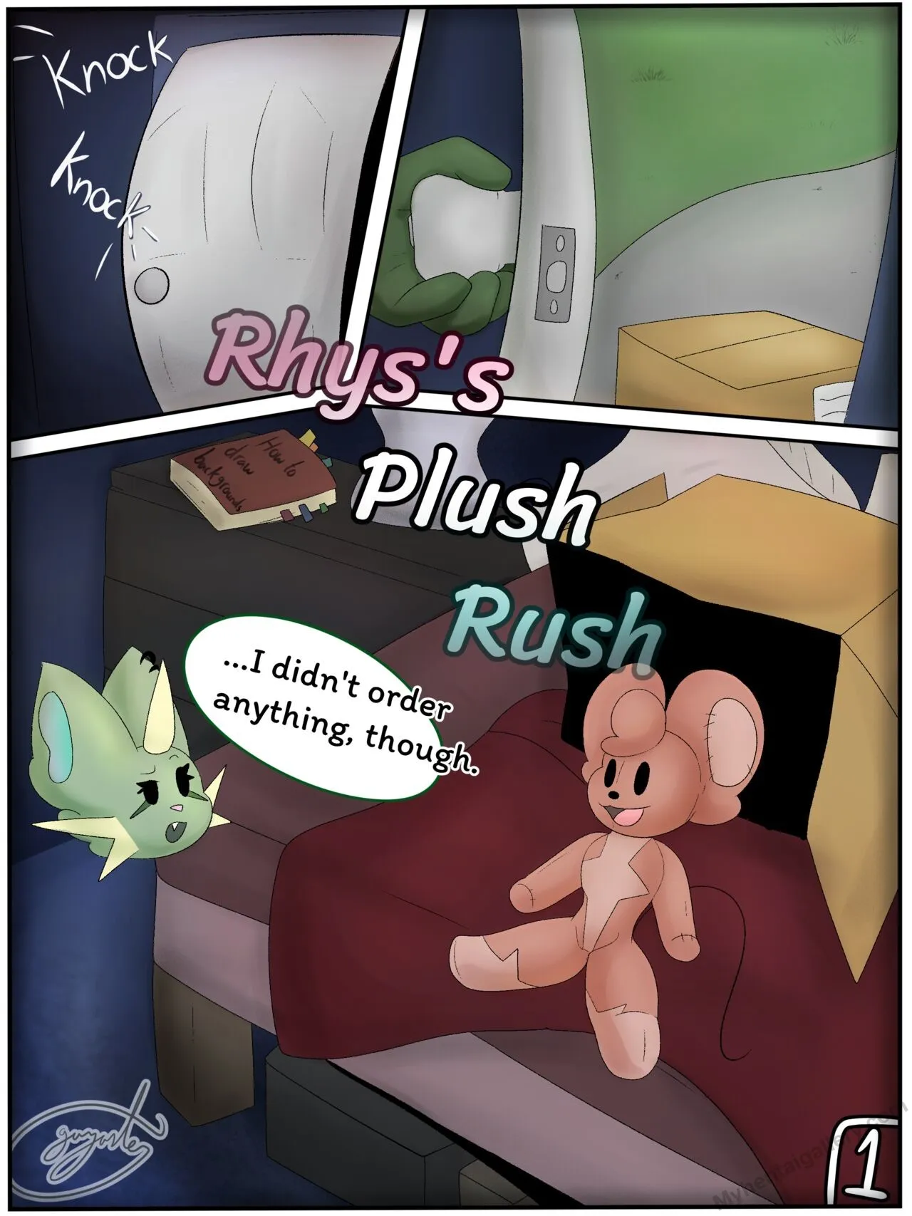 Rhys's Plush Rush porno comics Cover