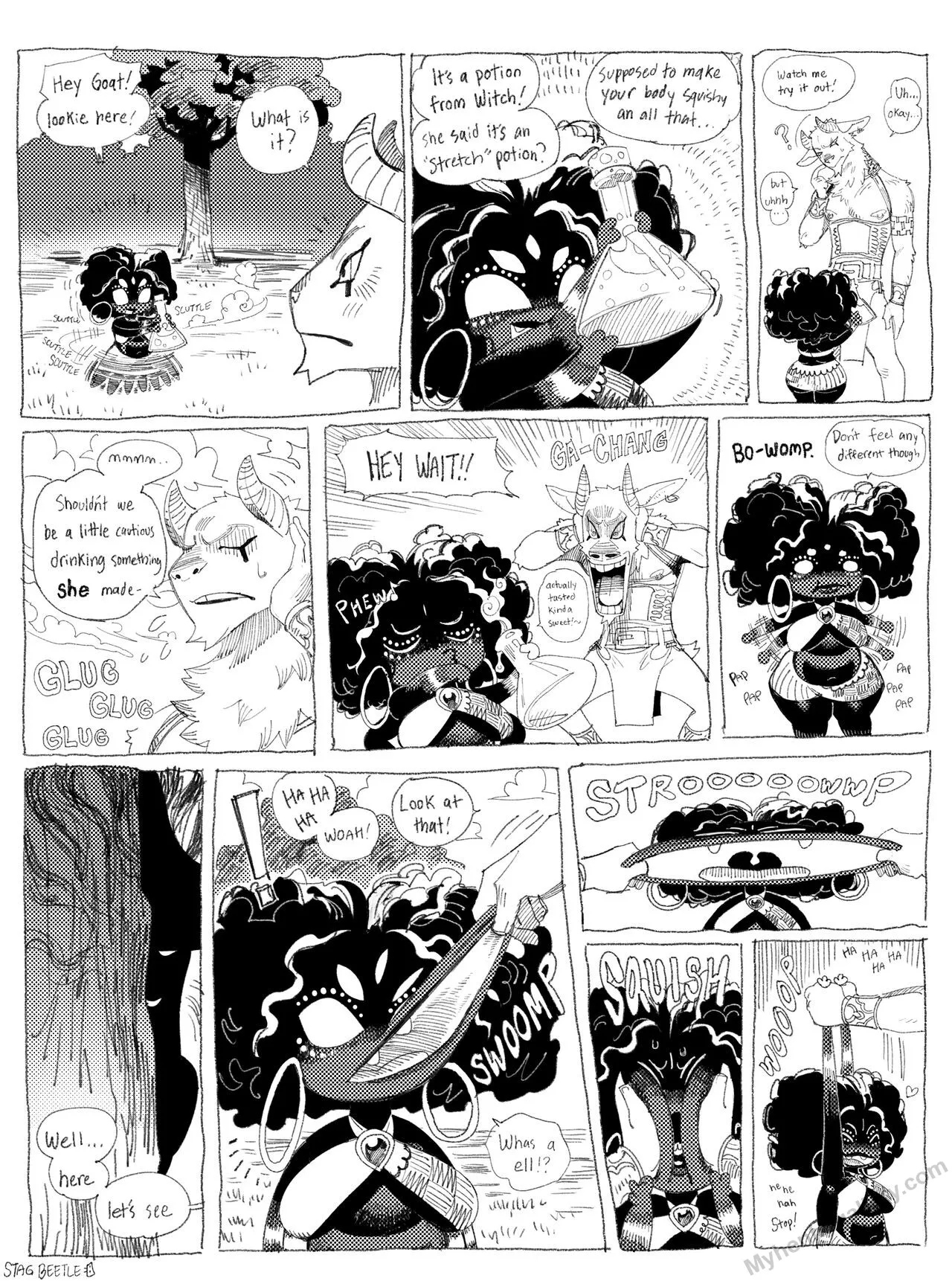 Spider And Goat porno comics
