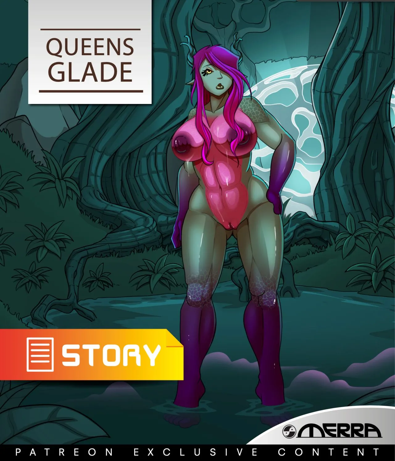 Queens Glade porno comics Cover