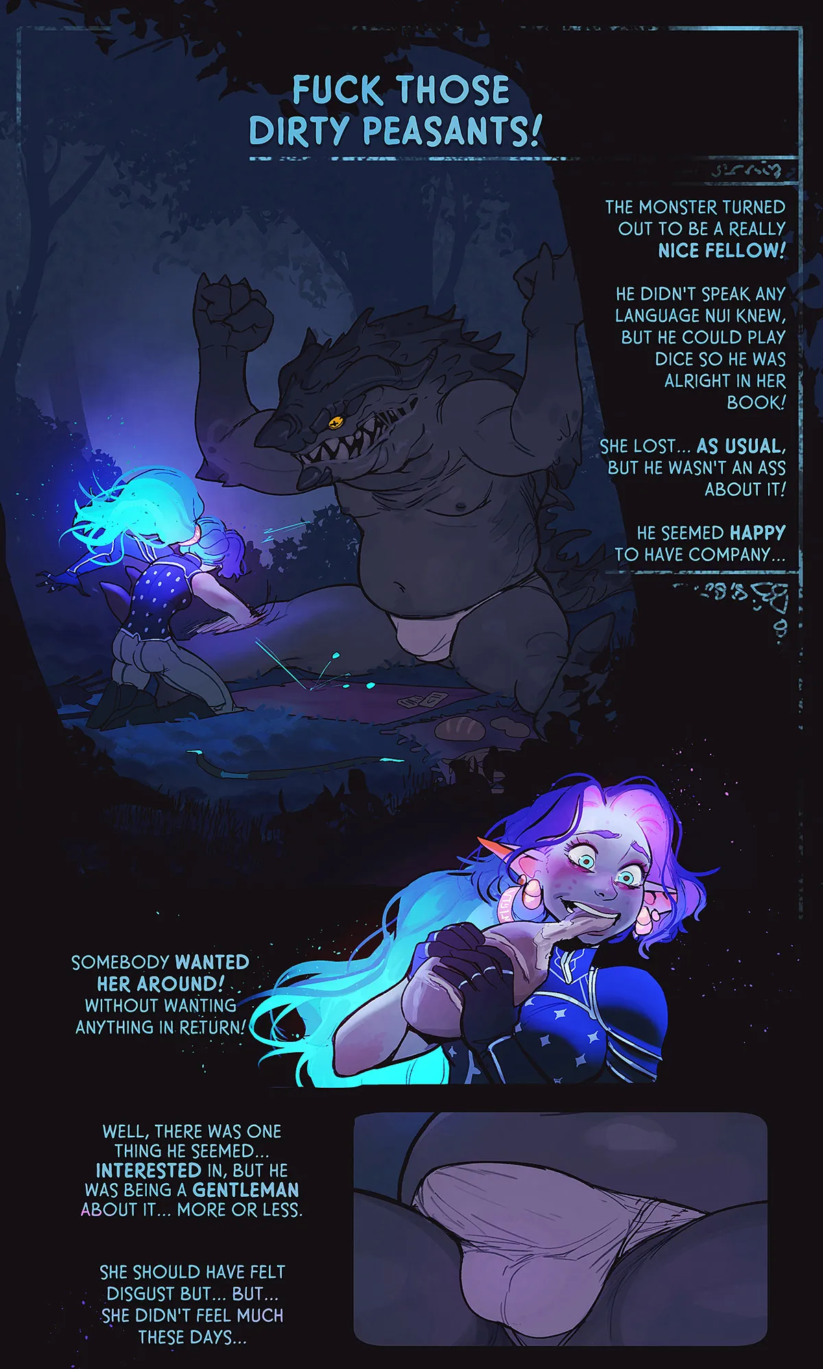 Nui And Her New Friend porno comics Cover