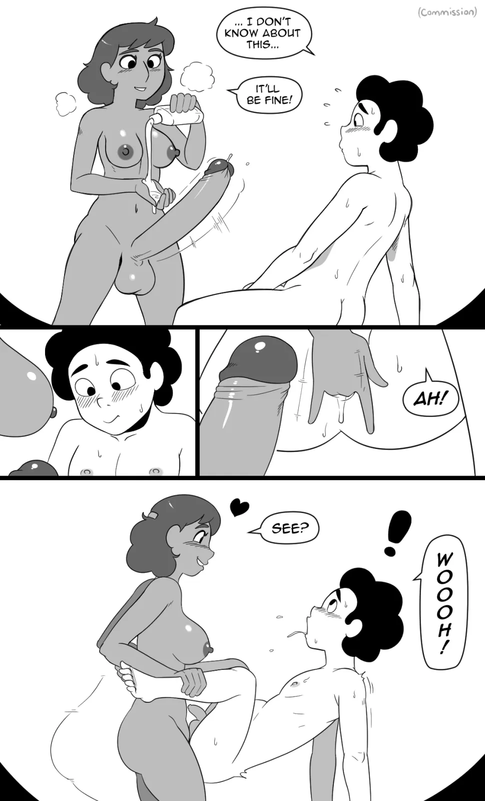 Entering Steven's Universe porno comics