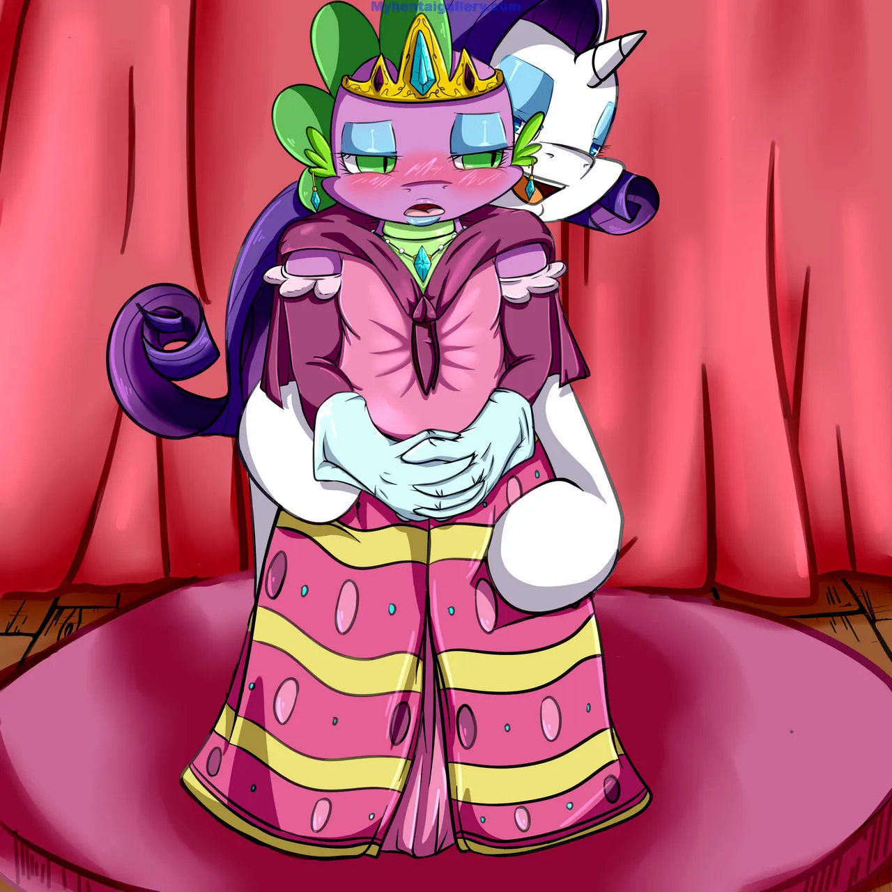 Spike - Beautiful Dress porno comics Cover