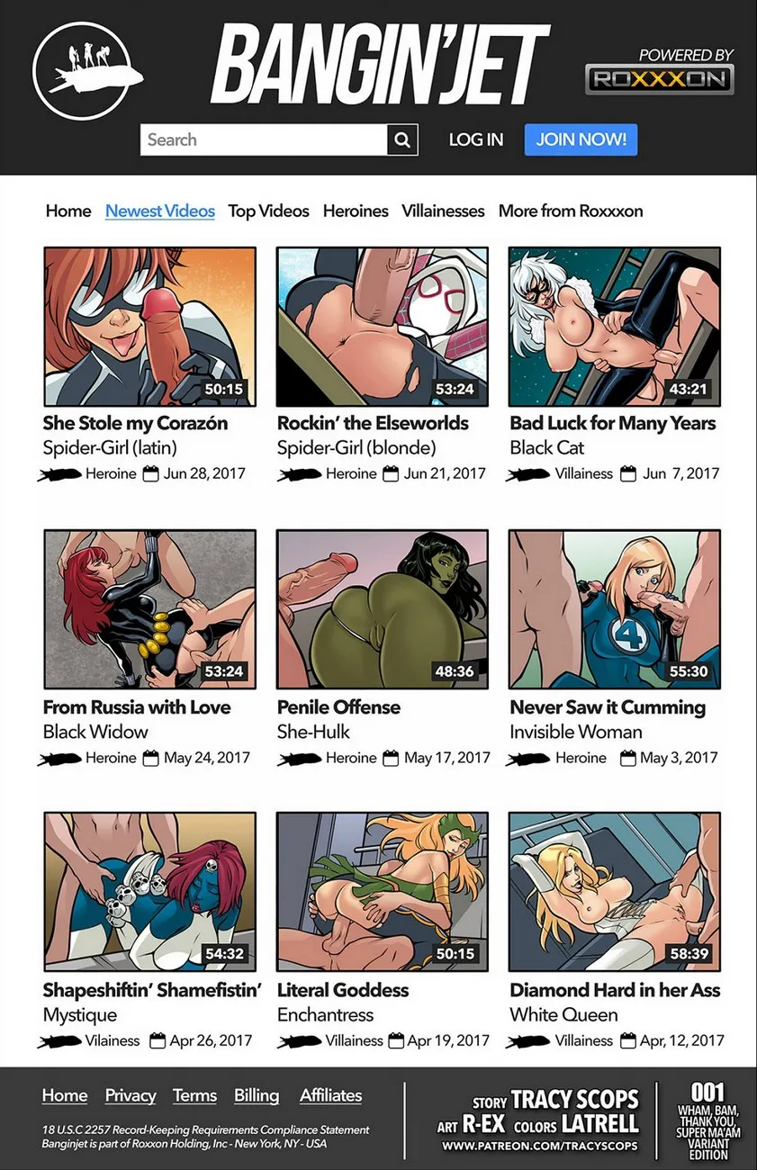 Bangin' Jet porno comics