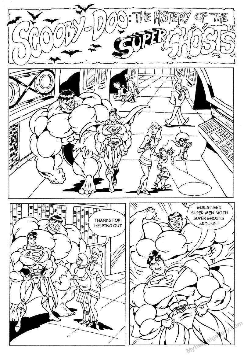 Scooby-Doo And The Super Ghosts porno comics Cover