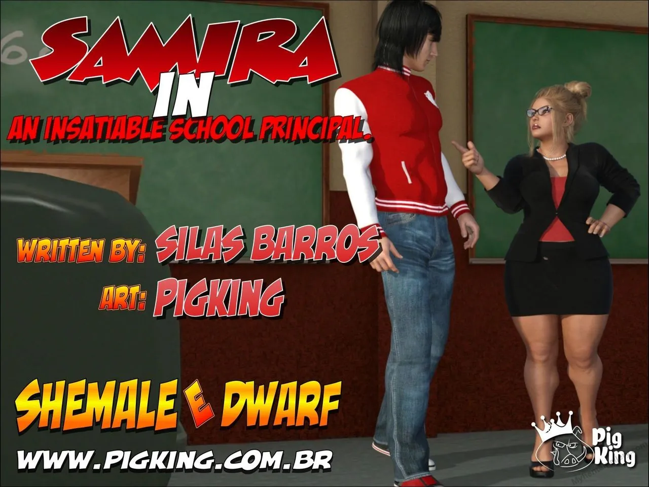 An Insatiable School Principal 1 porno comics Cover