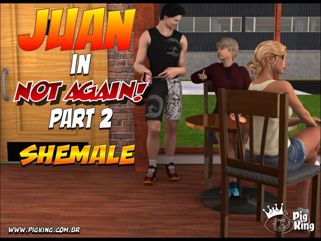 Juan - Not Again! 2 porno comics Cover