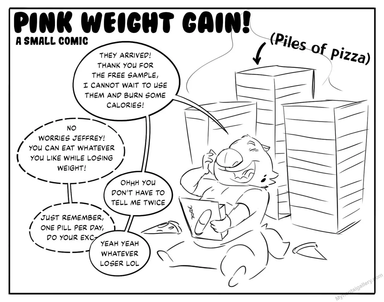 Pink Weight Gain! porno comics