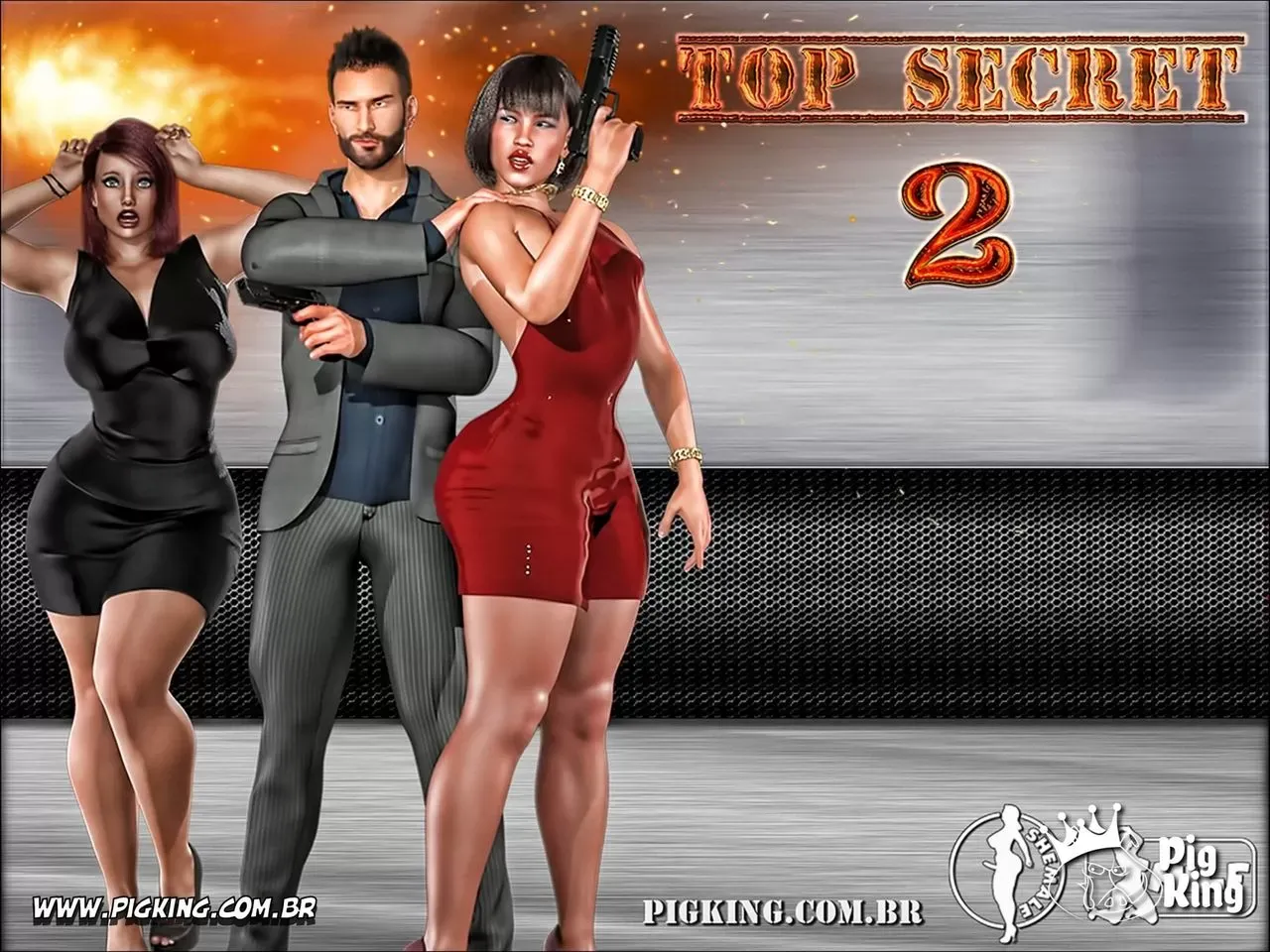 Top Secret 2 porno comics Cover