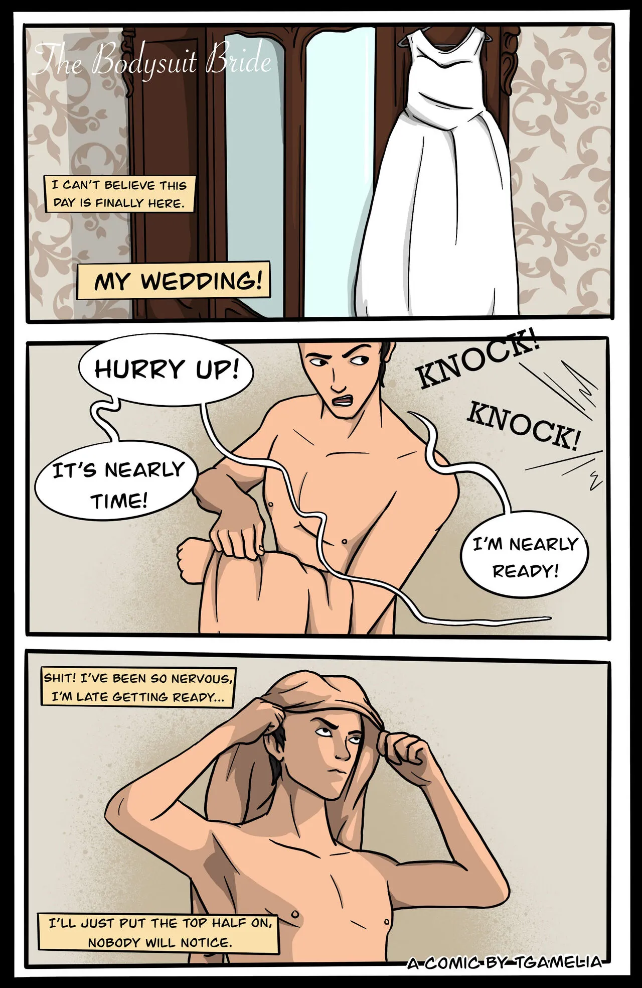 Bodysuit Bride porno comics Cover