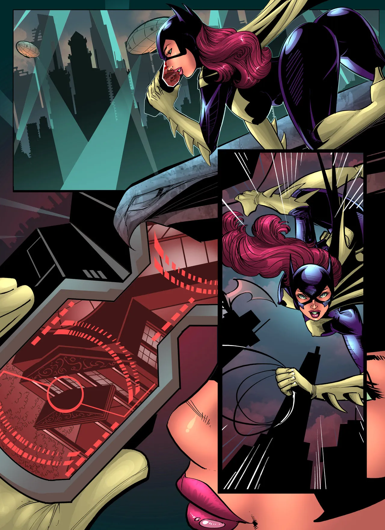 Vamp Batgirl porno comics Cover