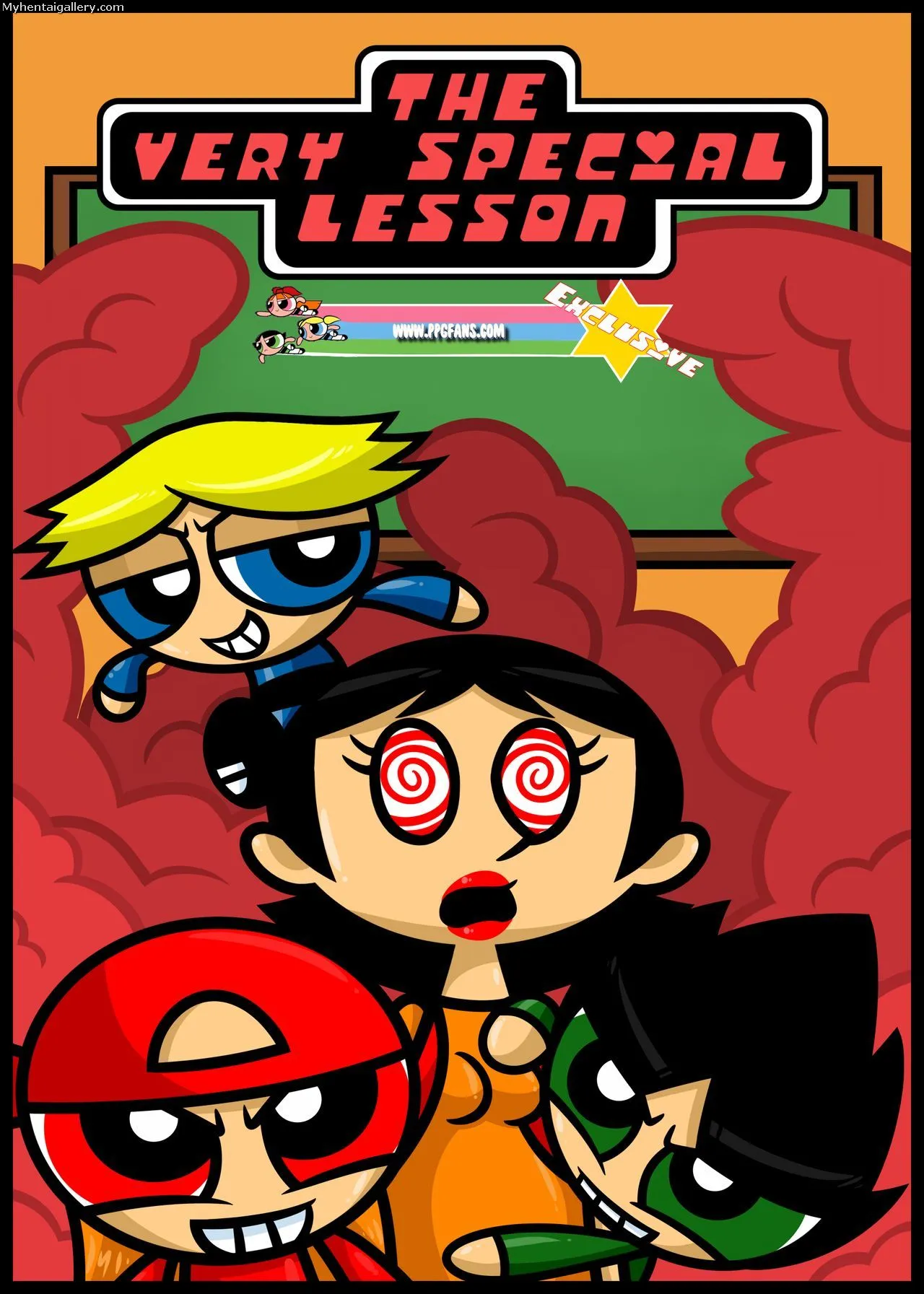 The Very Special Lesson porno comics Cover