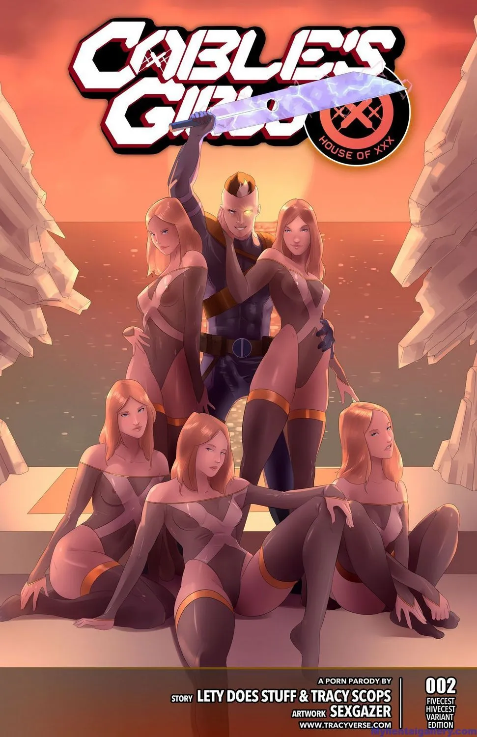 House Of XXX - Cable's Girls 2 porno comics