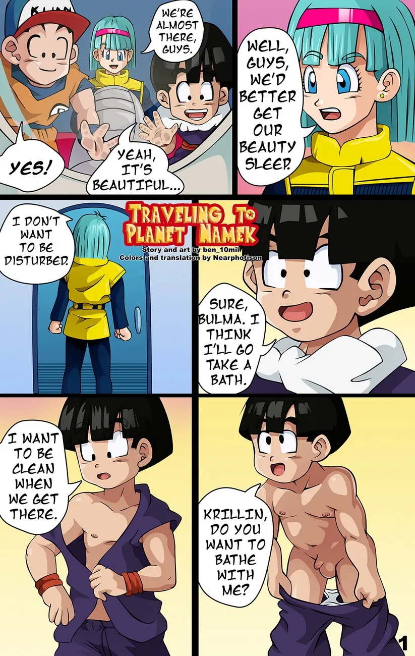 Traveling To Planet Namek porno comics Cover