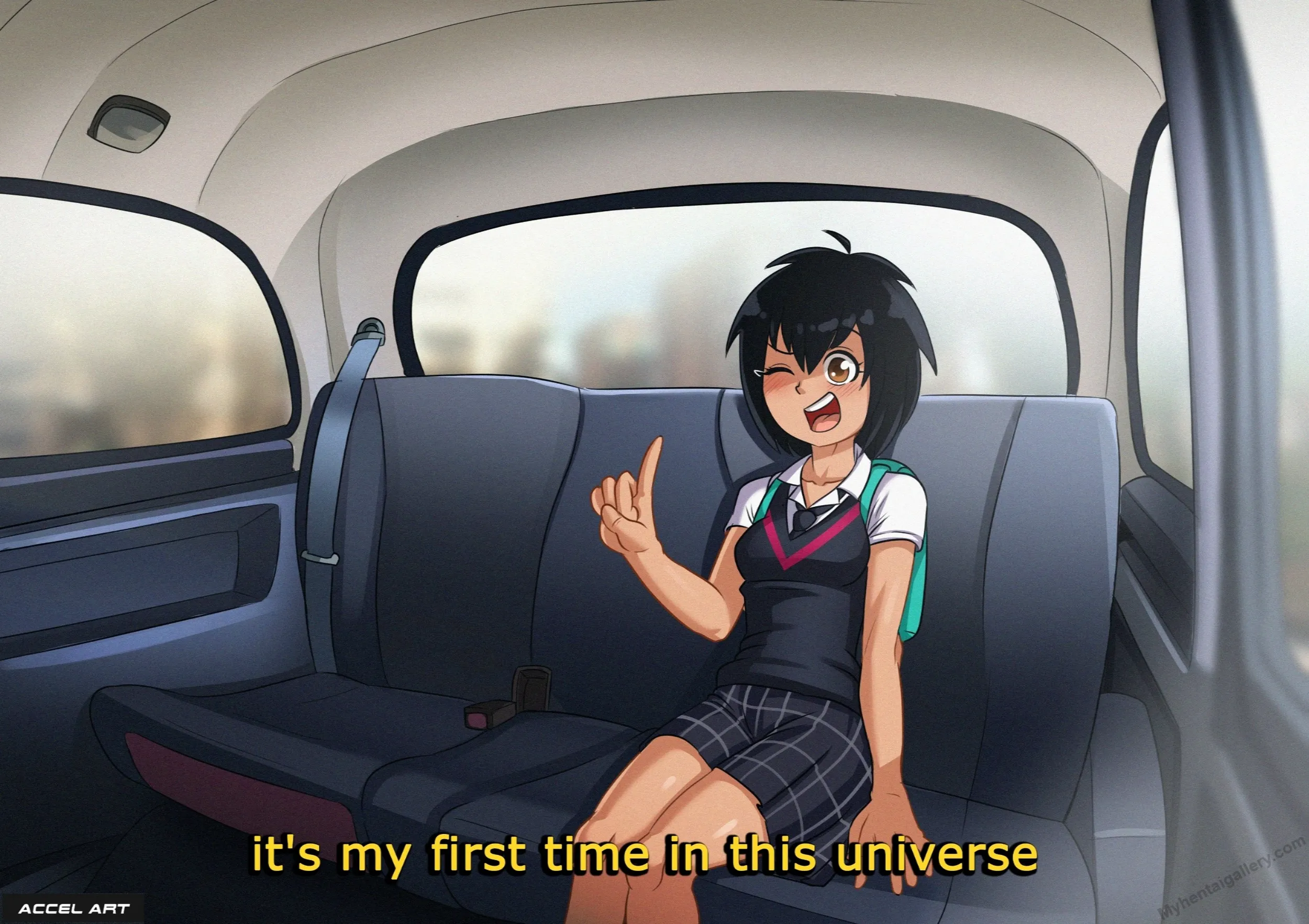 Waifu Taxi - Peni Parker porno comics Cover