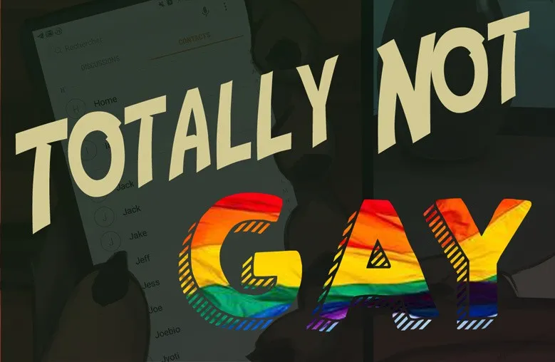 Totally Not Gay porno comics Cover