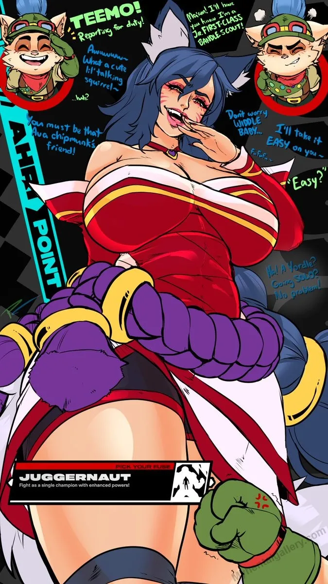 Ahri & Teemo - A Bandle Scout's Honor! porno comics Cover
