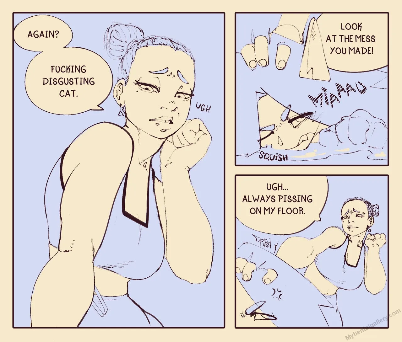 Piss Poor Training porno comics Cover