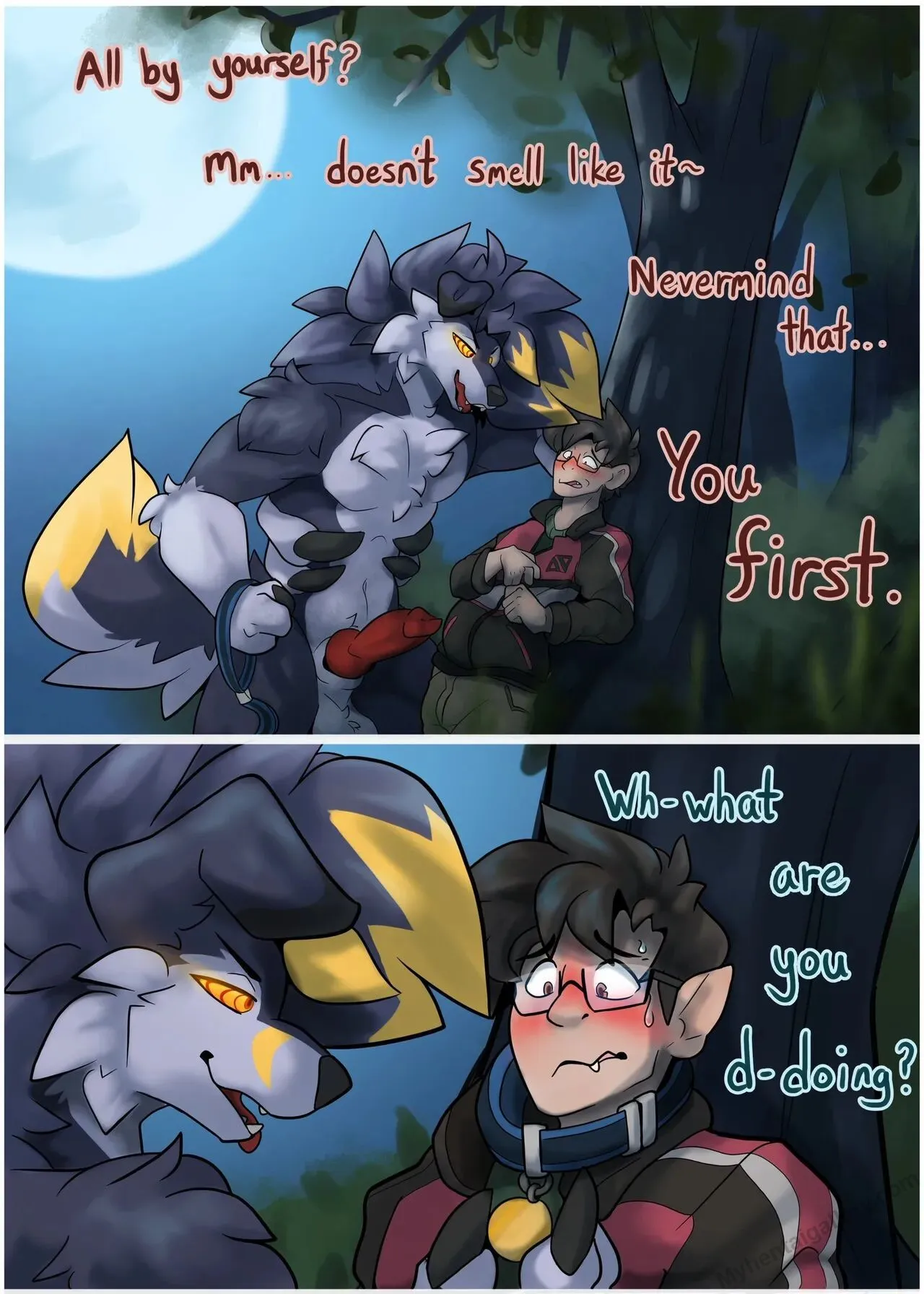 Lycanroc Woods porno comics Cover