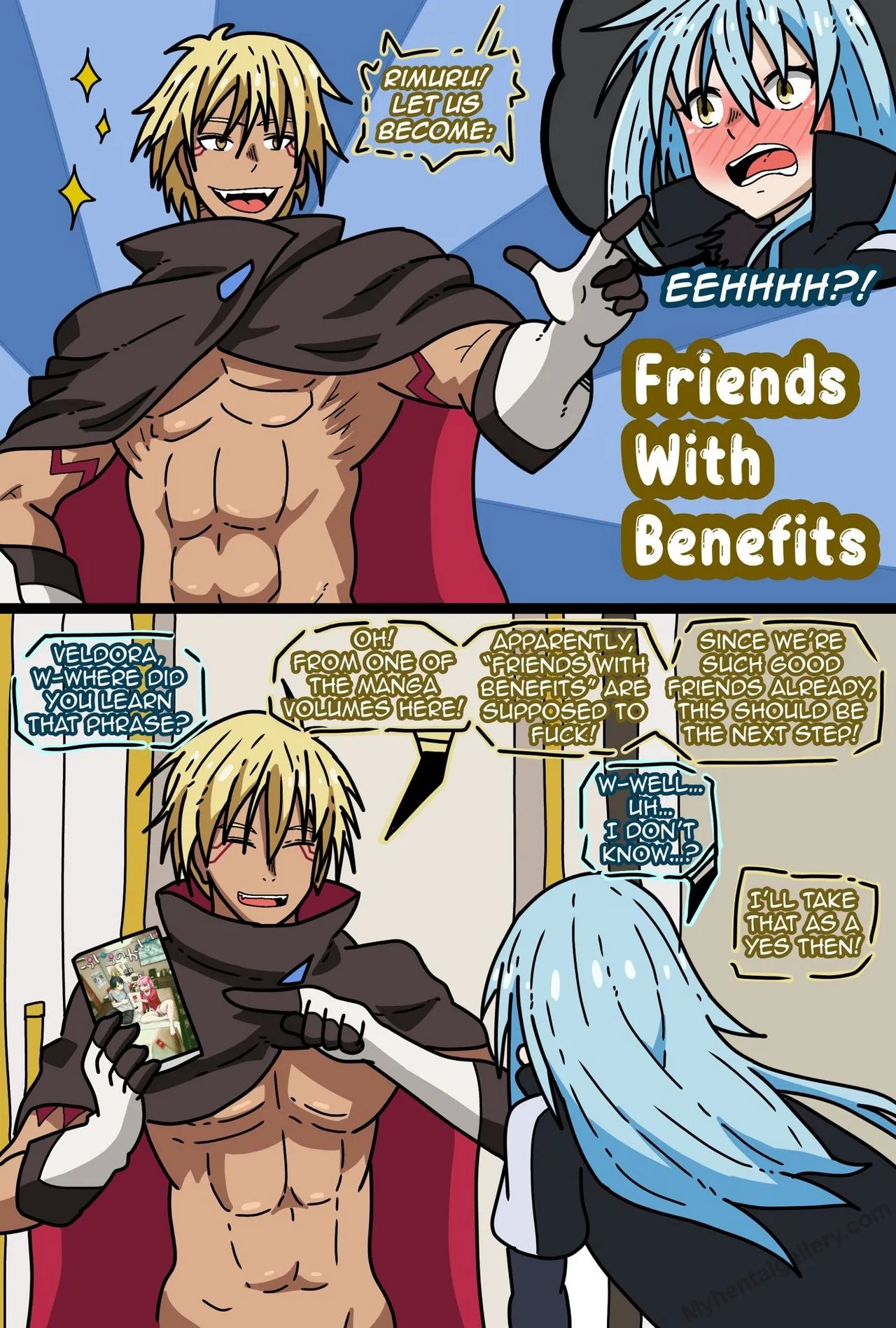 Rimuru And Veldora Becoming Friends With Benefits porno comics