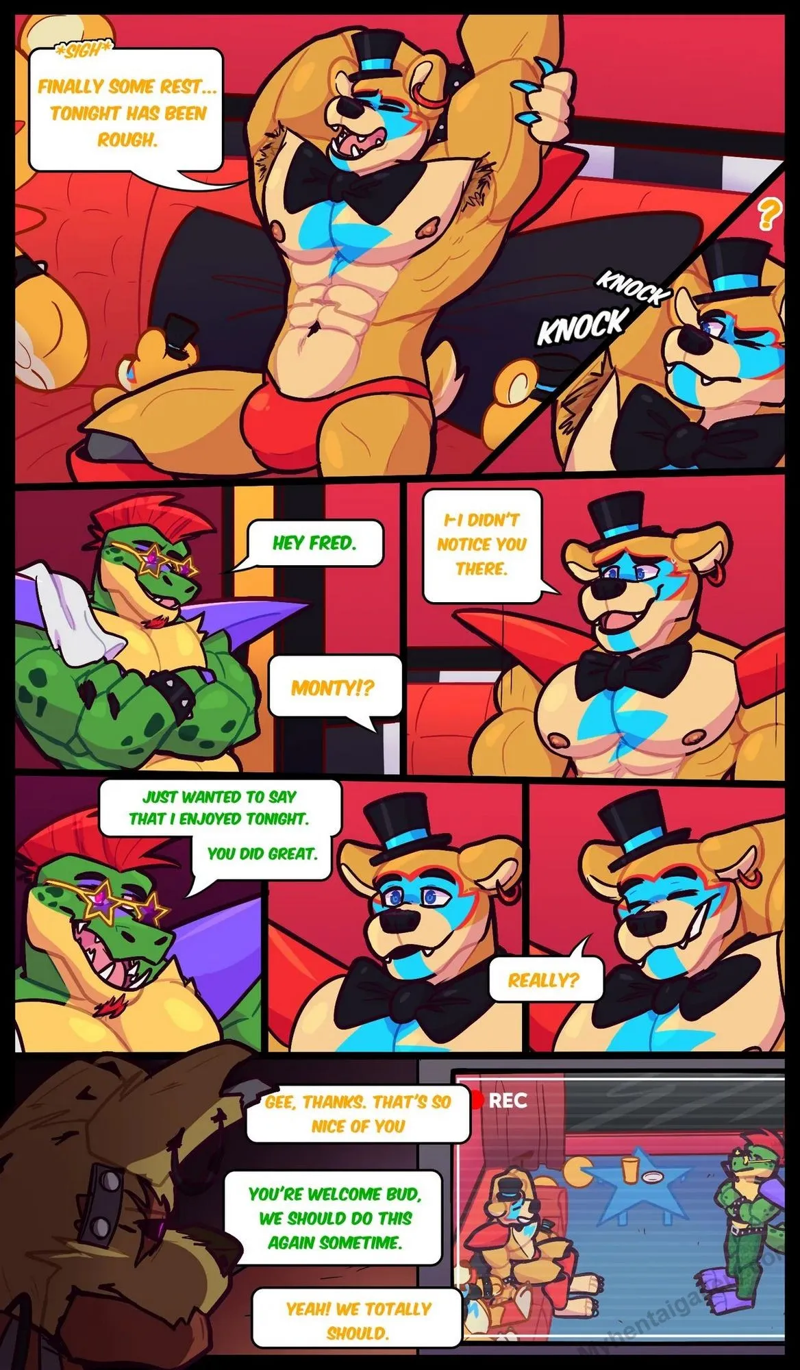 After Show porno comics