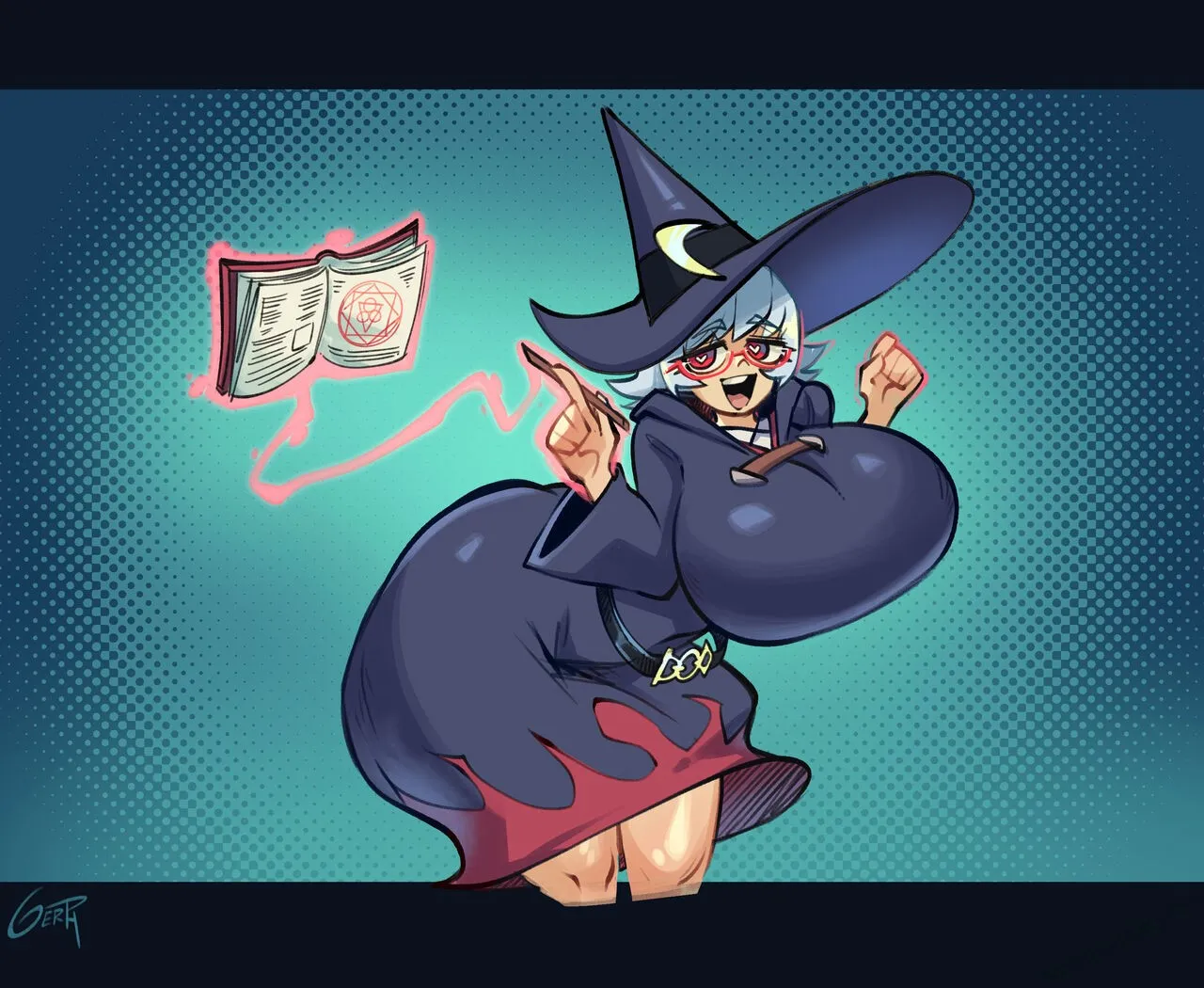 Witch Milf porno comics Cover