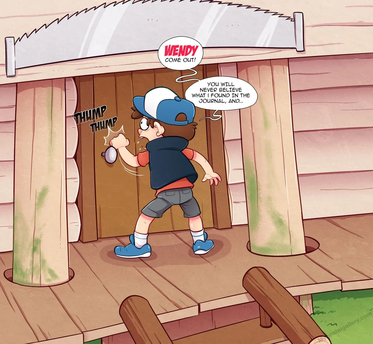 Peepin' Dipper porno comics