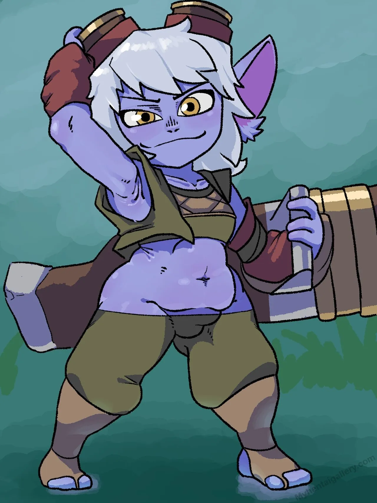Tomboy Yordle GF porno comics