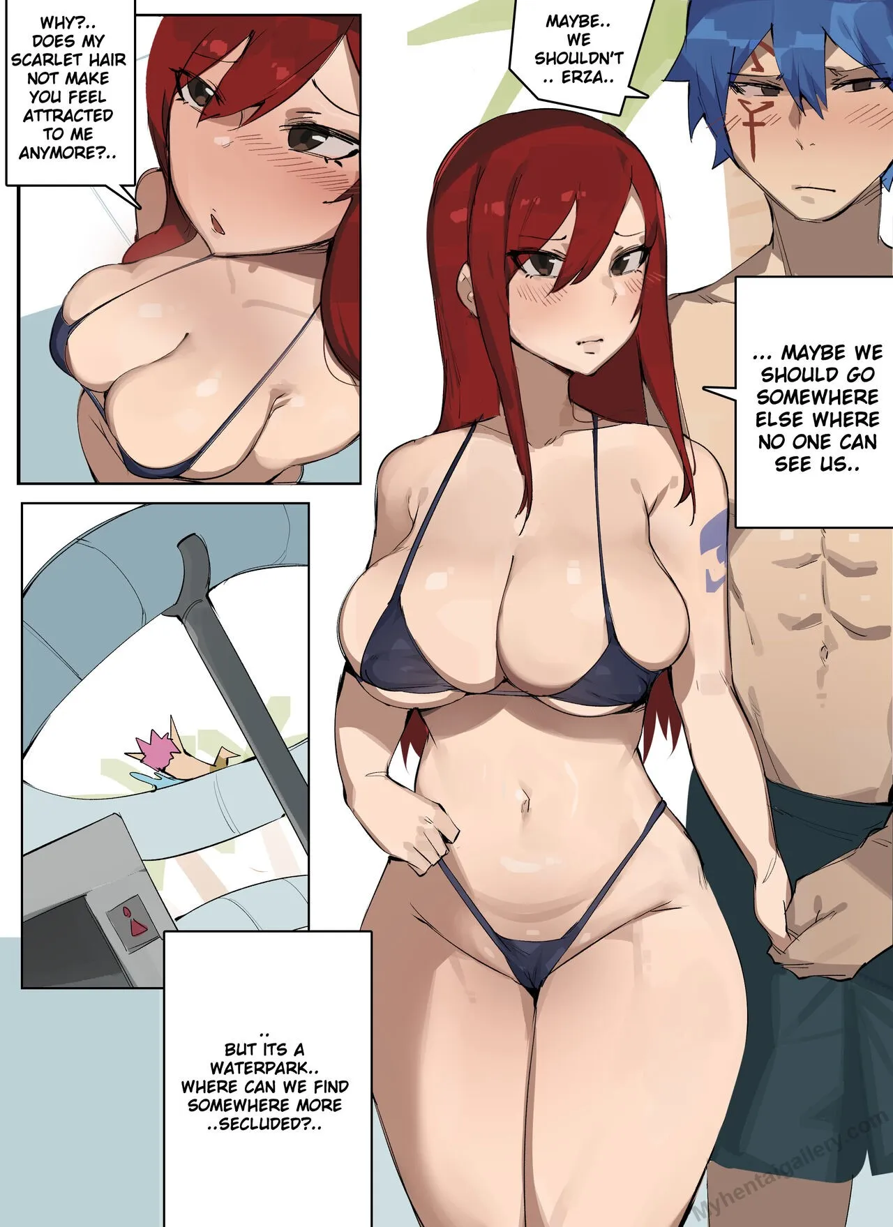 Erza x Jellal 2 porno comics Cover