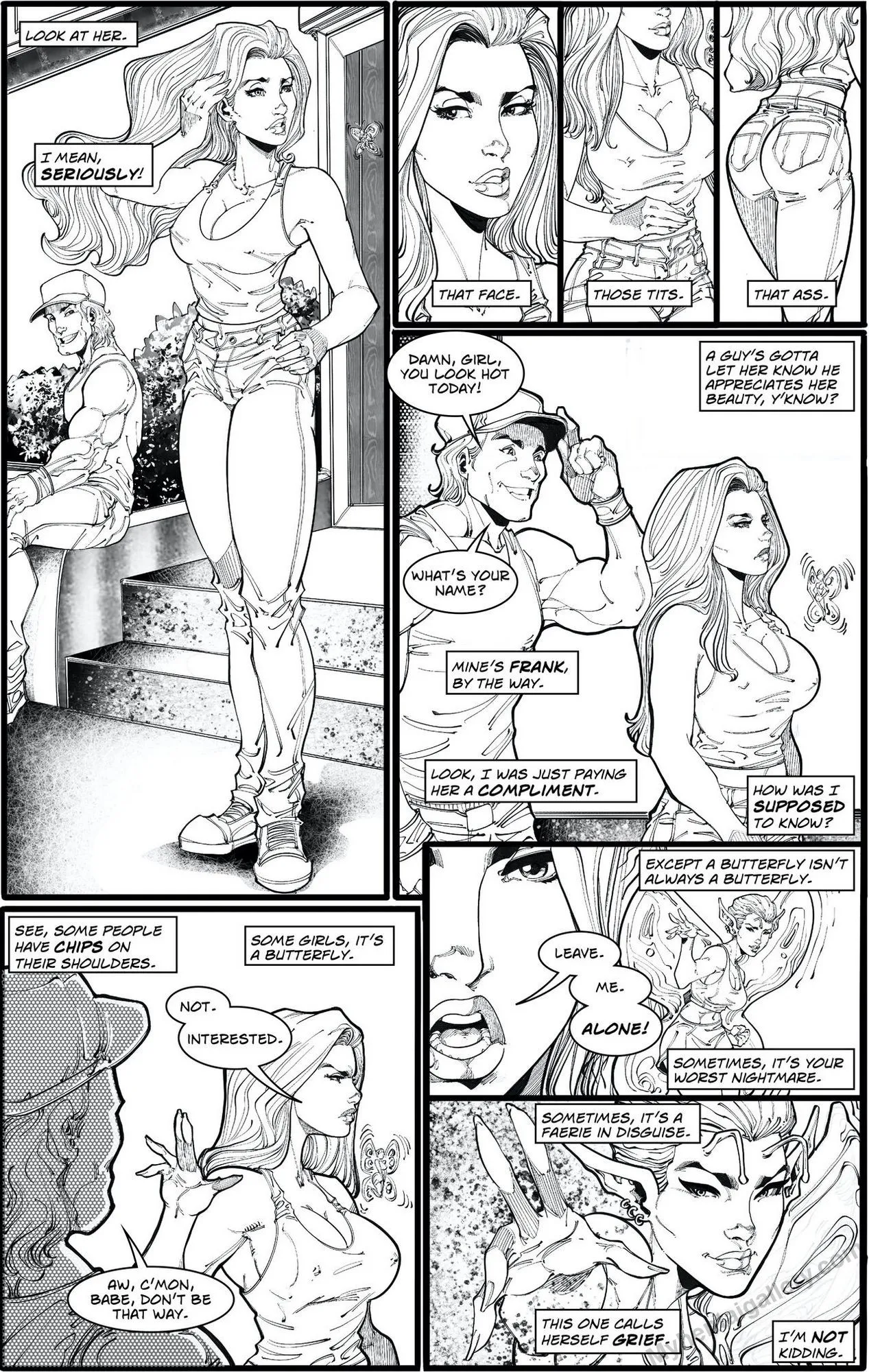 Frank Fuckman porno comics Cover