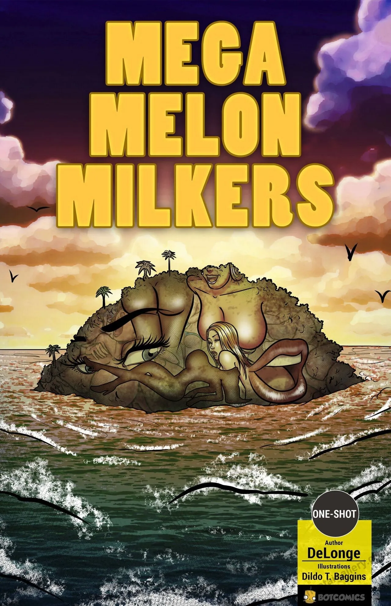 Mega Melon Milkers porno comics Cover