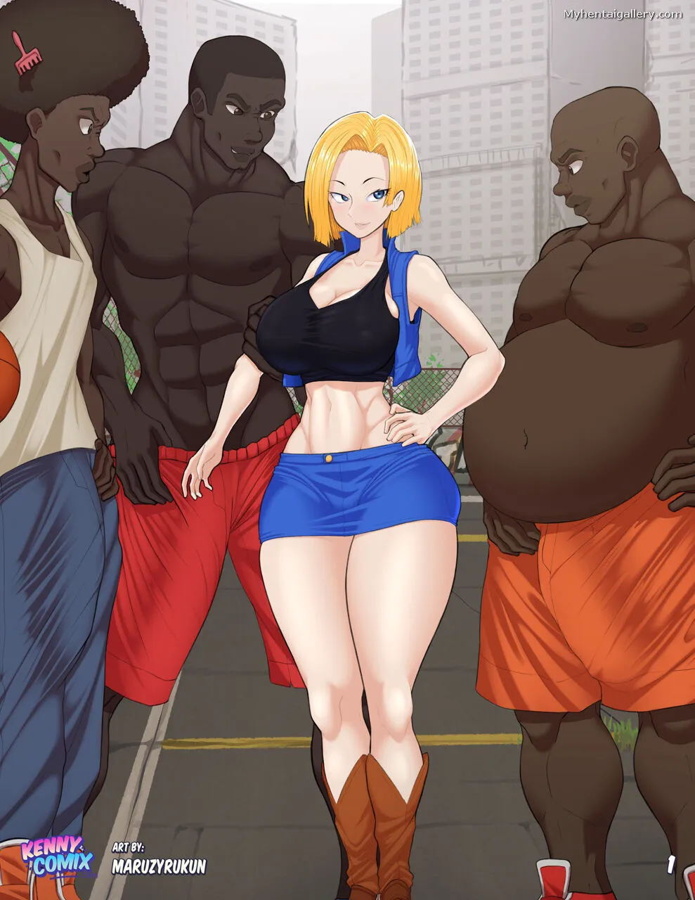 Android 18 Visits South City porno comics