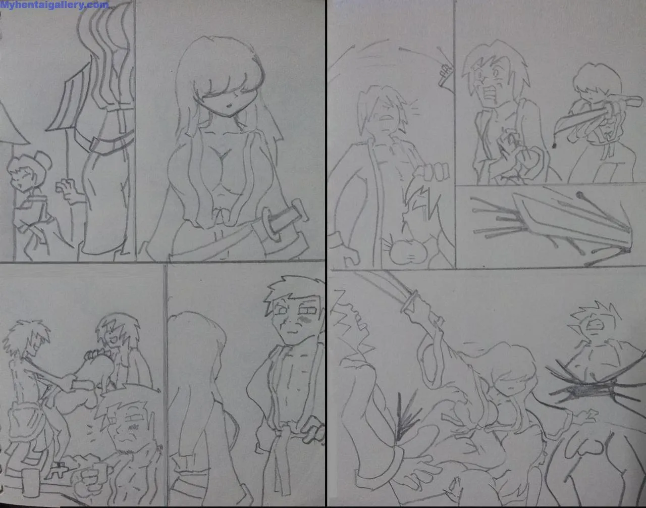 Onna Bugeisha porno comics