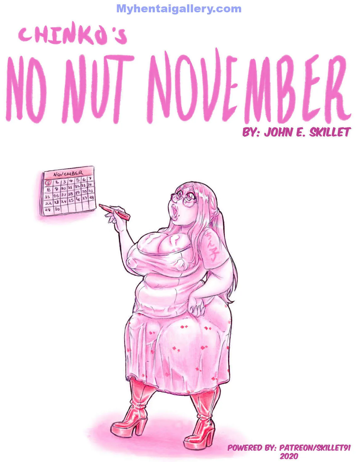 Chinko's No-Nut November porno comics